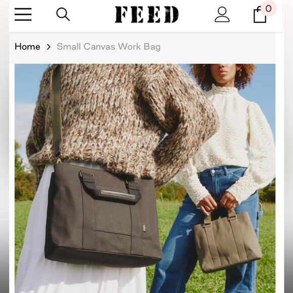FEED classic canvas everyday bag - Picture 1 of 14